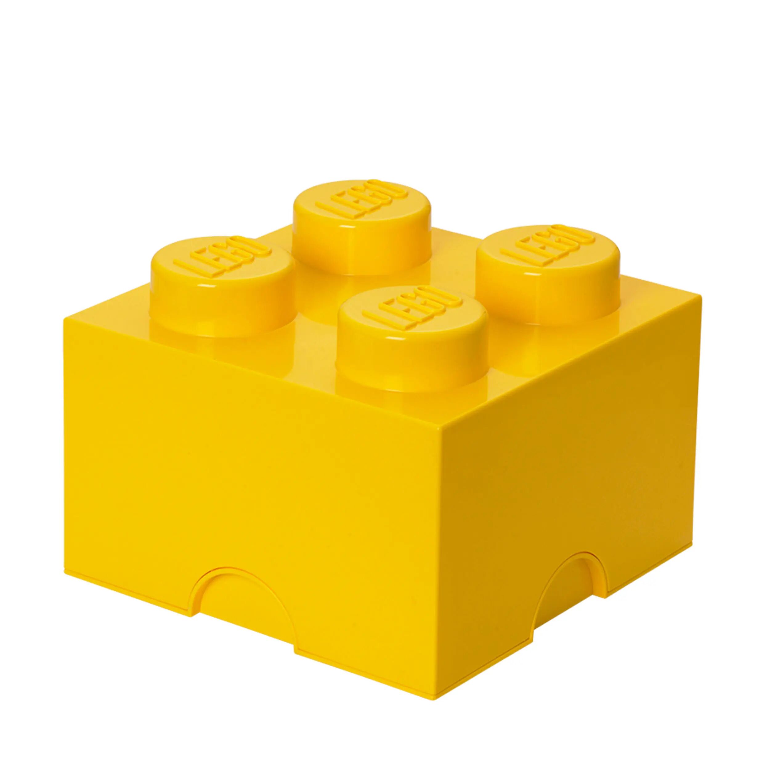 Room Copenhagen LEGO® Storage Aufbewahrungsbox Brick 4  gelb