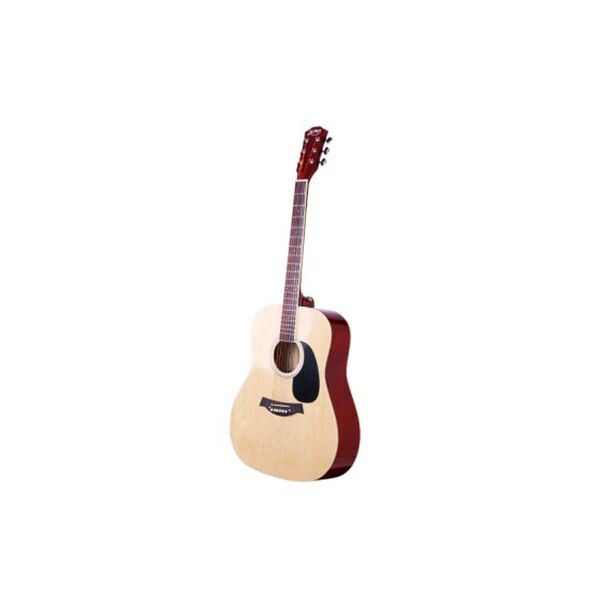 Alpha 41 Inch Wooden Acoustic Guitar Natural Wood