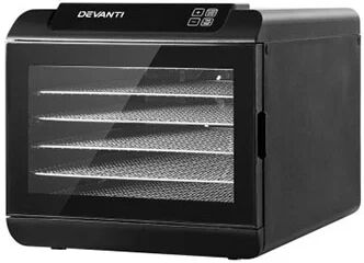 Devanti 6 Tray Food Dehydrators Black