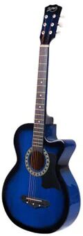 Alpha Blue 38 Inch Wooden Acoustic Guitar