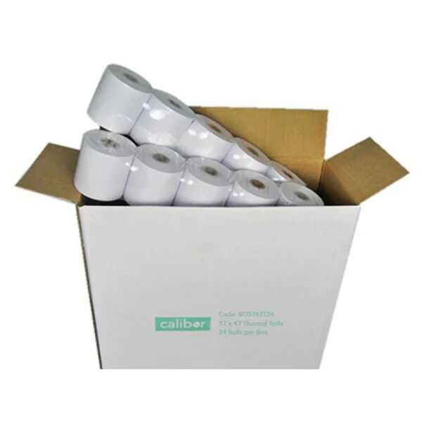 Unbranded Calibor Thermal Paper 57X47 24 Rolls Box