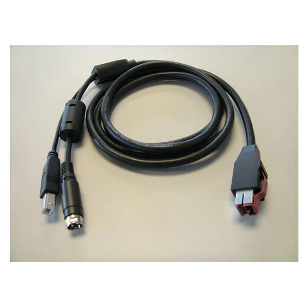 Unbranded Cable Printer 24V PUSB To Hosiden And USB B 1.8M Blk