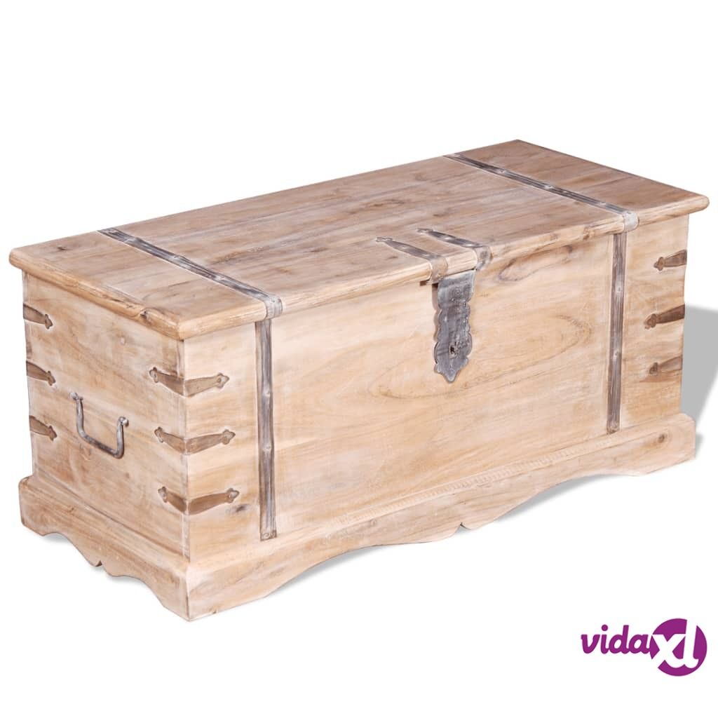 vidaXL Storage Chest Solid Acacia Wood