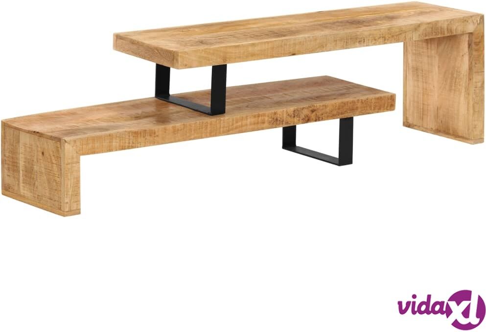 vidaXL TV Stand Solid Mango Wood