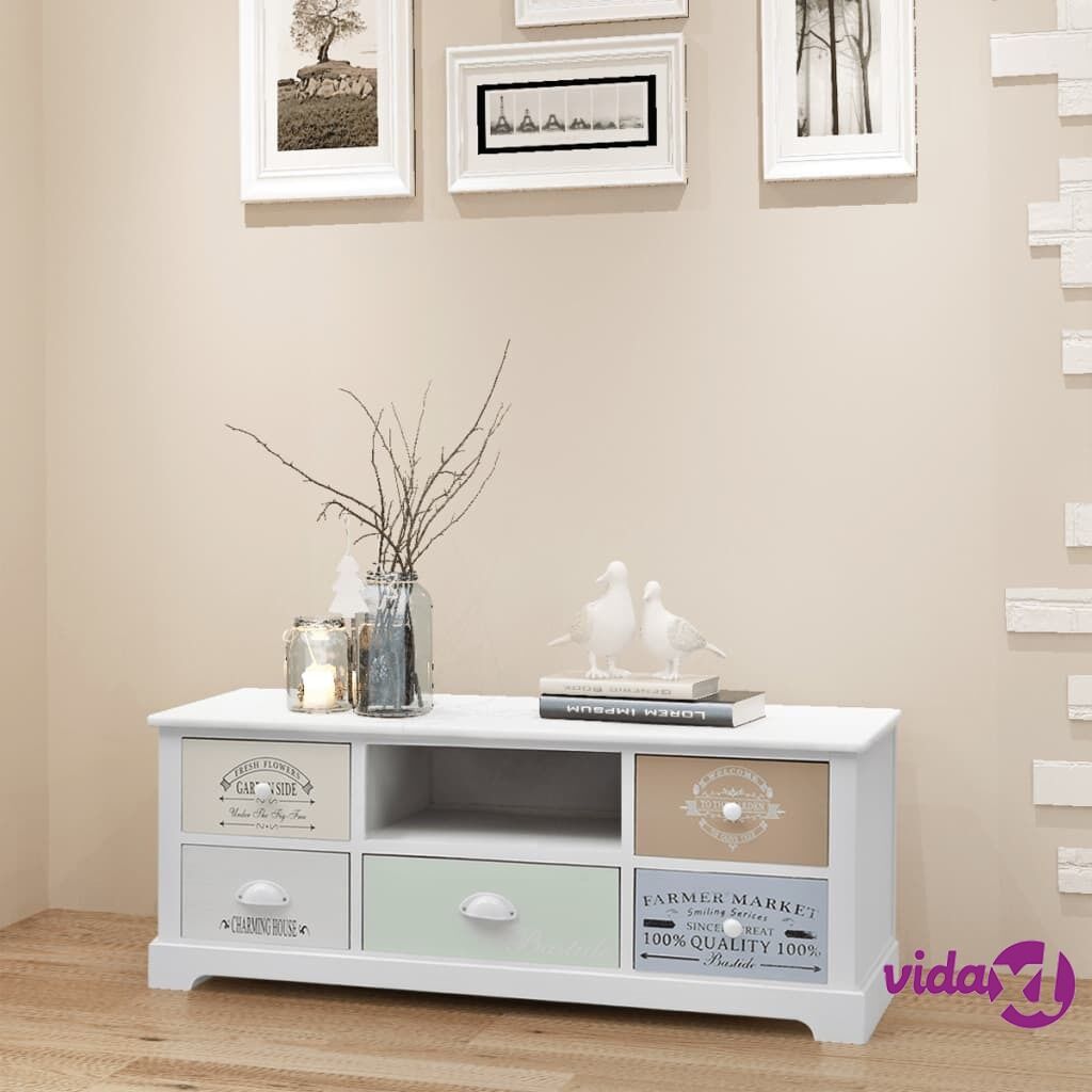 vidaXL French TV Cabinet Wood