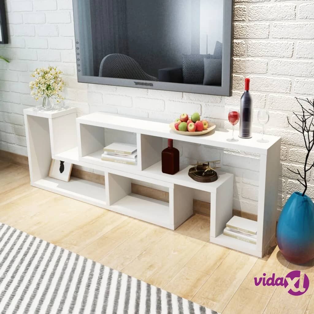 vidaXL TV Cabinet Double L-Shaped White