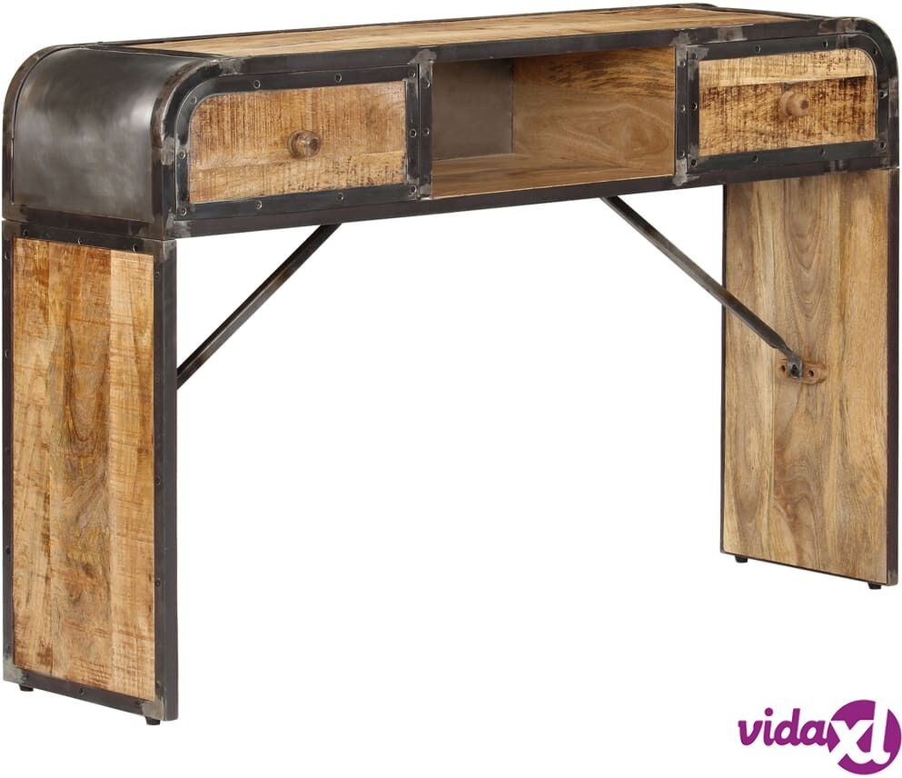 vidaXL Sideboard 120x30x75 cm Solid Mango Wood