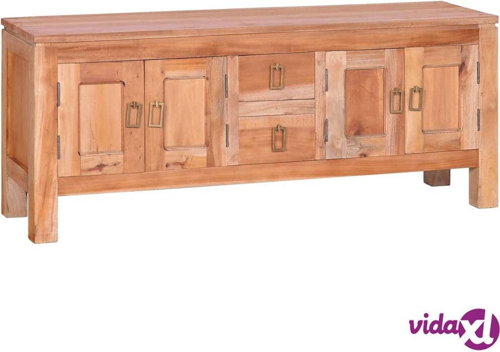 vidaXL TV Cabinet 110x30x45 cm Solid Mahogany Wood