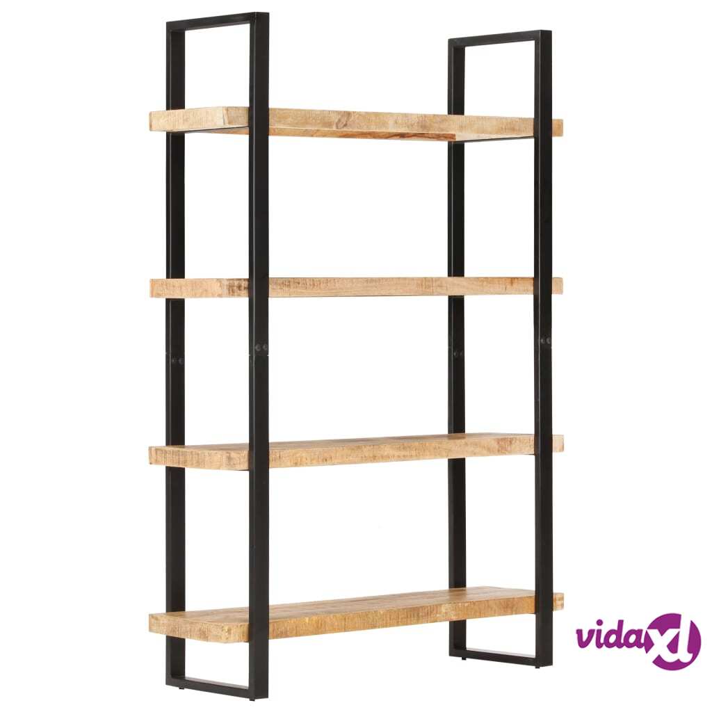 vidaXL 4-Tier Bookcase 120x40x180 cm Rough Mango Wood