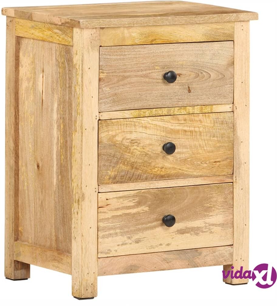 vidaXL Bedside Cabinet 45x35x60 cm Solid Mango Wood