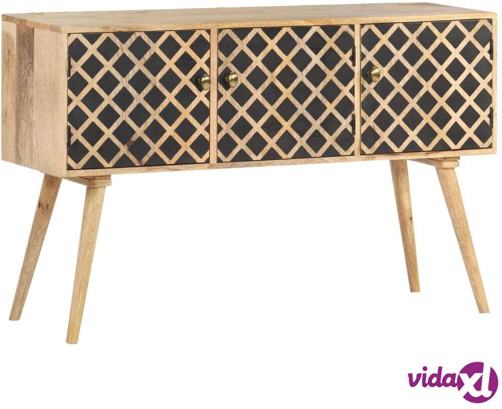 vidaXL Sideboard 118x35x75 cm Solid Mango Wood