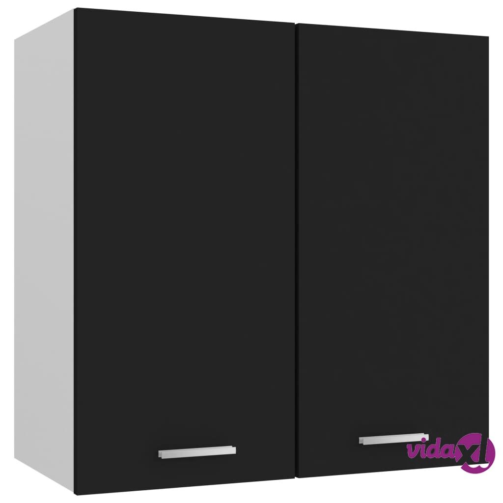 vidaXL Hanging Cabinet Black 60x31x60 cm Chipboard