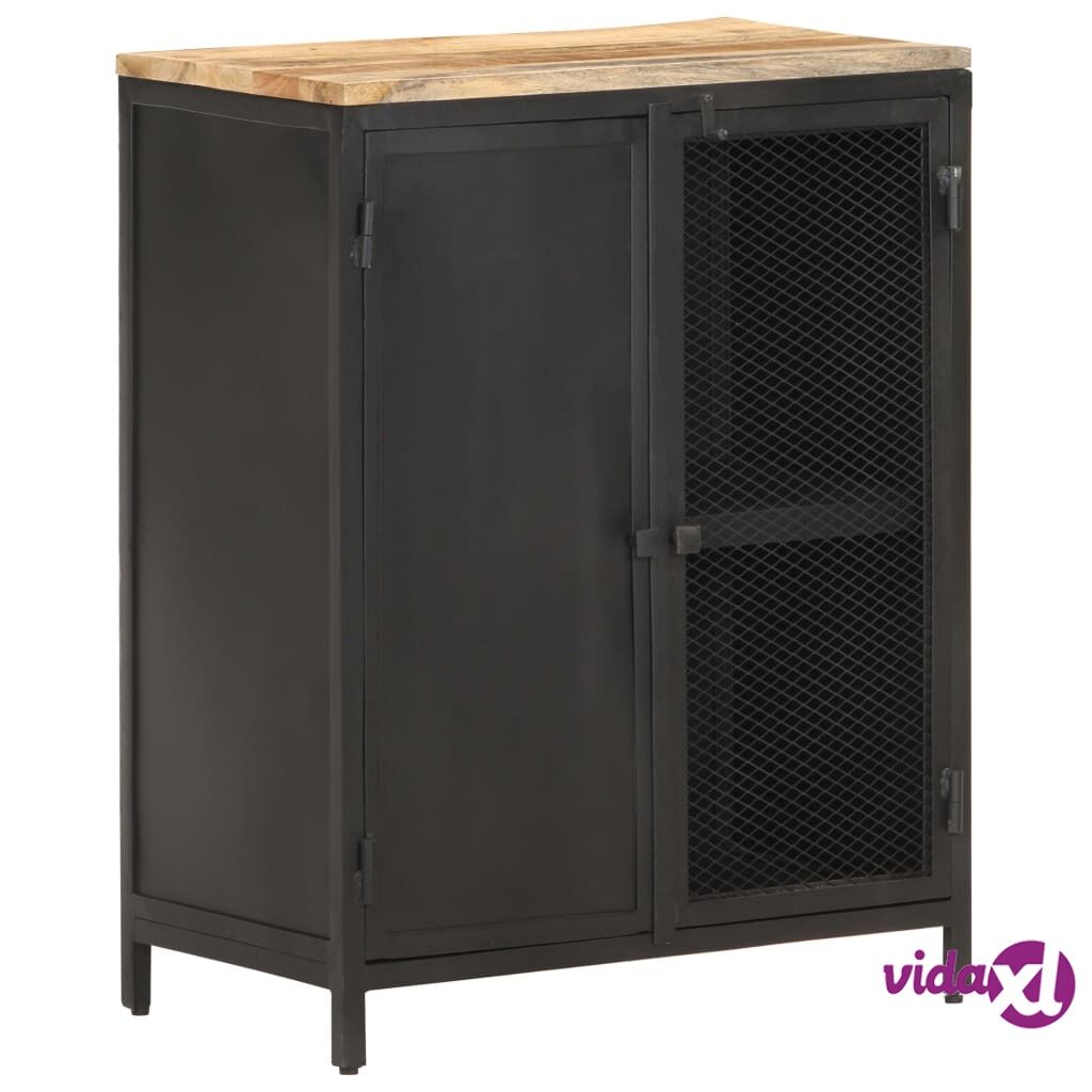 vidaXL Sideboard 60x35x78 cm Solid Rough Mango Wood