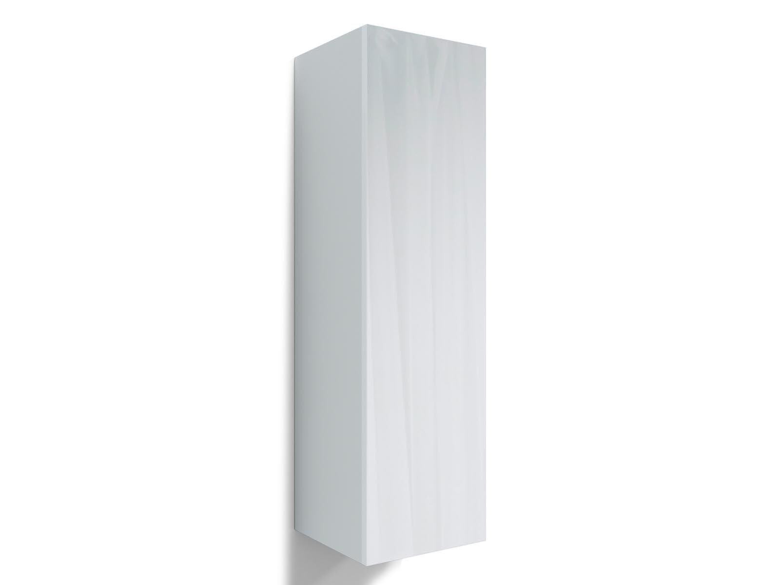 Mobistoxx Colonne KAYLA 1 porte 105 cm blanc/blanc brillant