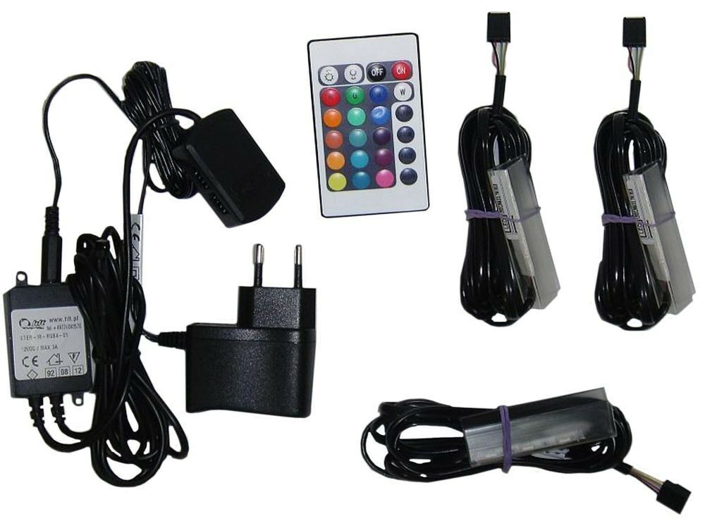 Mobistoxx Kit éclairage led RGB (lot de 8)