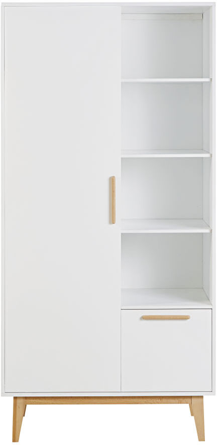 Maisons du Monde Dressing style scandinave 1 porte 1 tiroir blanc