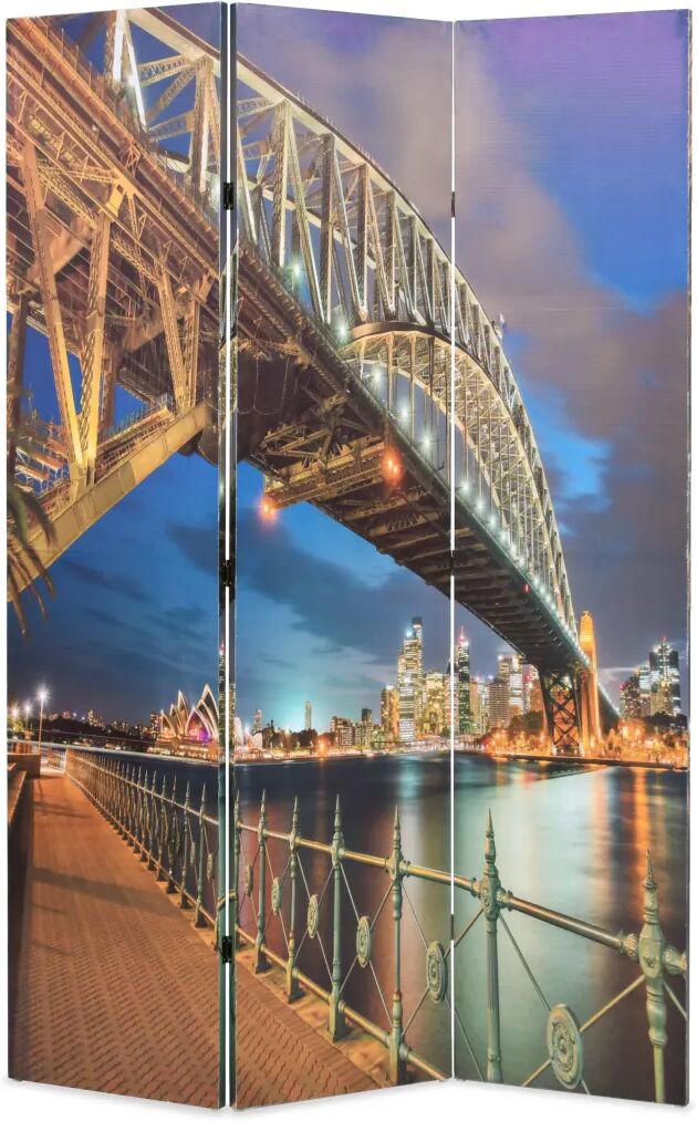 vidaXL Cloison de séparation pliable 120x170 cm Pont Sydney Harbour