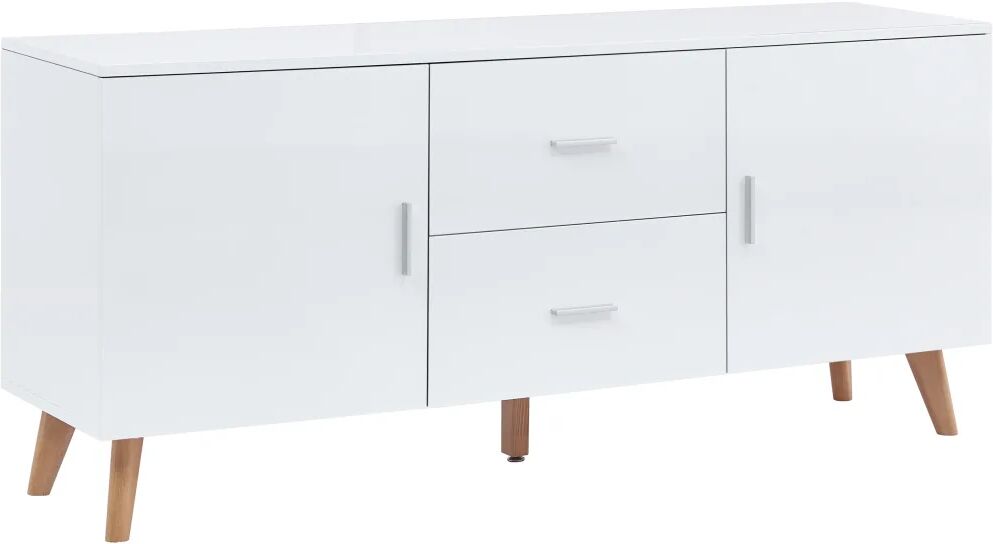 vidaXL Buffet Blanc 160x40x70 cm MDF