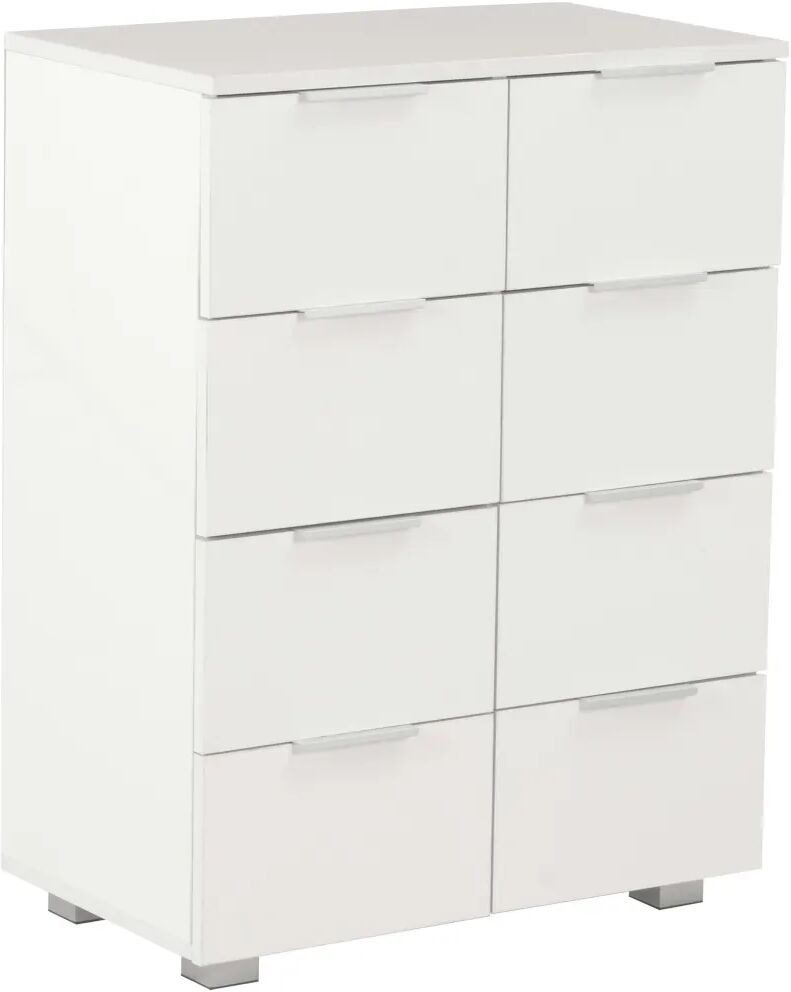 vidaXL Buffet Blanc brillant 60x35x80 cm Aggloméré