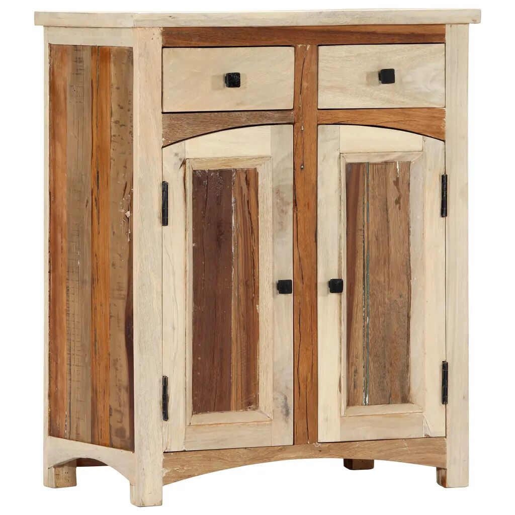 vidaXL Armoire latérale 60 x 30 x 75 cm Bois de récupération massif