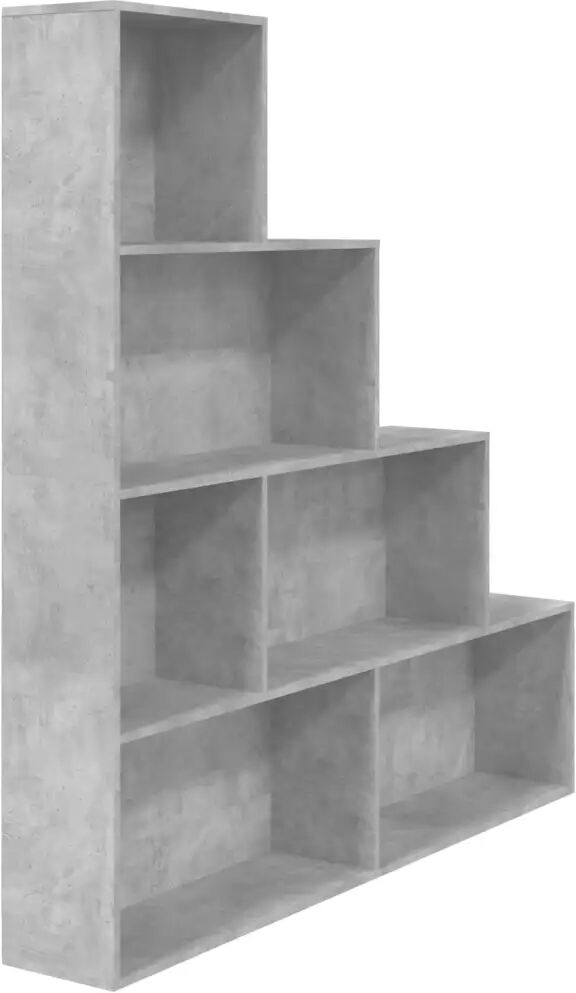 vidaXL Bibliothèque/Séparateur de pièce Gris béton 155x24x160 cm