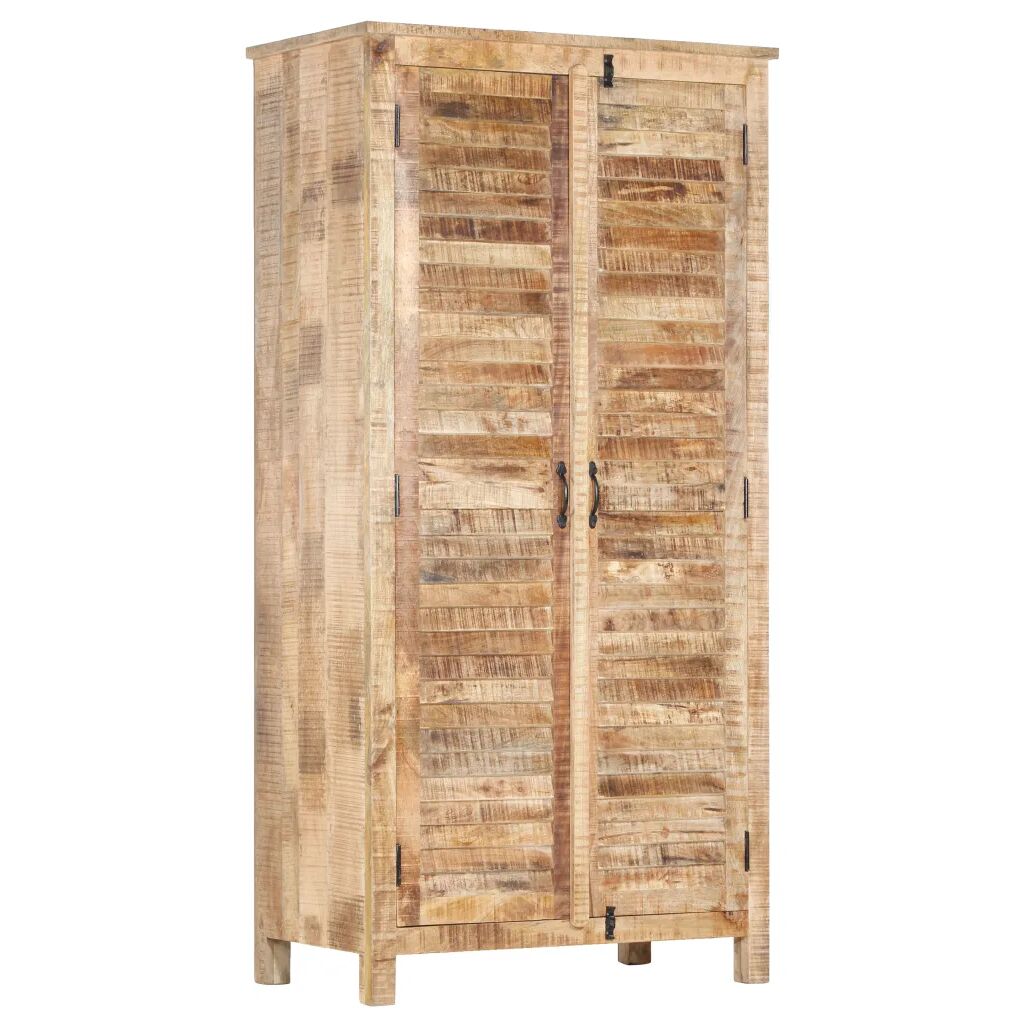 vidaXL Garde-robe 90x50x180 cm Bois de manguier solide