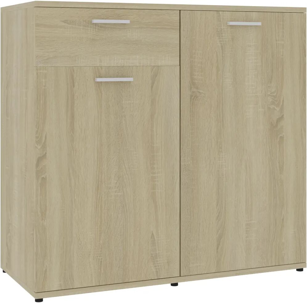 vidaXL Buffet Chêne sonoma 80x36x75 cm Aggloméré