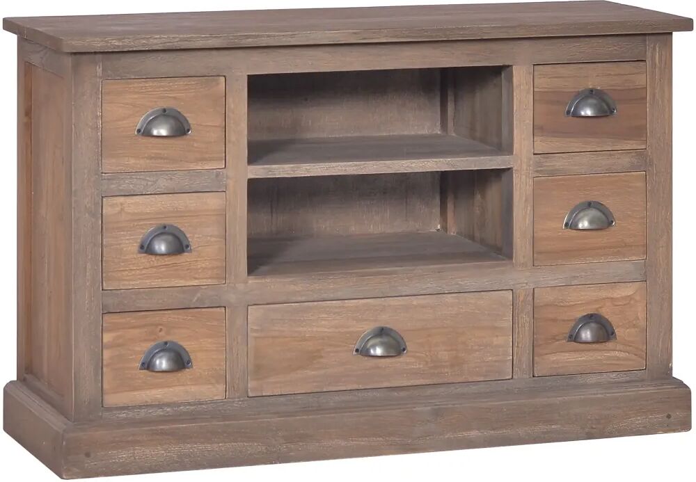 vidaXL Buffet 90x30x58 cm Bois de teck massif