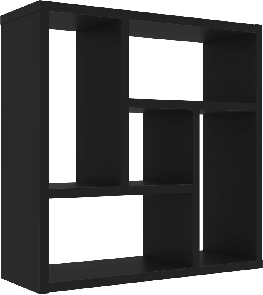 vidaXL Étagère murale Noir 45,1x16x45,1 cm Aggloméré