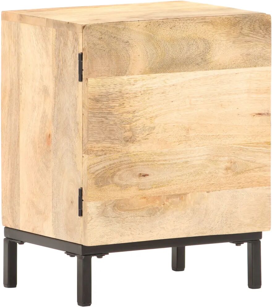 vidaXL Table de chevet 40x30x51 cm Bois de manguier solide