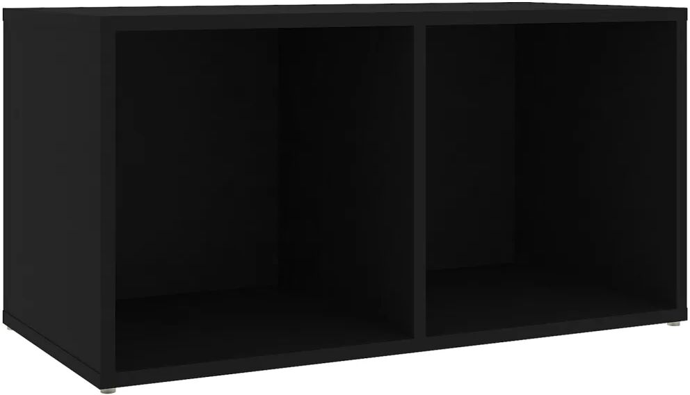 vidaXL Meuble TV Noir 72x35x36,5 cm Aggloméré