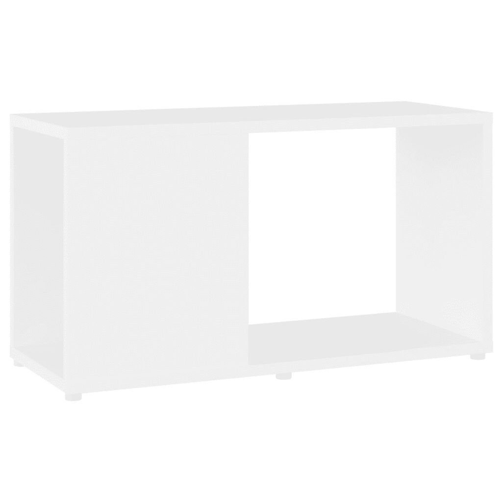 vidaXL Meuble TV Blanc 60x24x32 cm Aggloméré