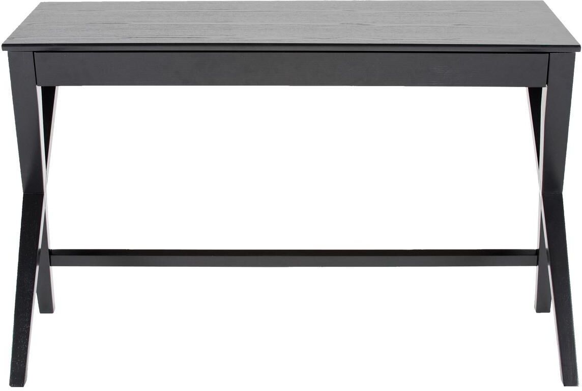 Miliboo Bureau design noir avec tiroir L120 cm VICE