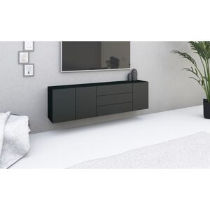 borchardt Möbel Sideboard »Sophia«, Breite 190 cm, hängend und stehend... schwarz matt