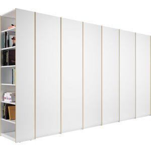 Müller SMALL LIVING Drehtürenschrank »Modular Plus Variante 7«, mit fünf... weiss/birke