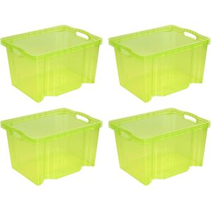 keeeper Organizer »franz«, (Set, 4 St.), Aufbewahrungsbox, 13,5 L,... grün