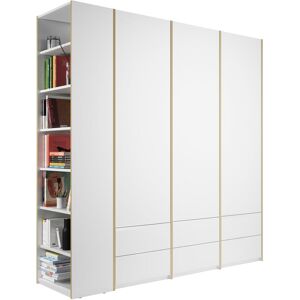 Müller SMALL LIVING Drehtürenschrank »Modular Plus Variante 6«, inklusive 6... weiss/birke