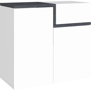 INOSIGN Schuhschrank »Zet«, Breite 80 cm weiss hochglanz/zement