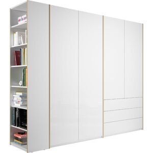 Müller SMALL LIVING Drehtürenschrank »Modular Plus Variante 8«, 3 Schubladen,... weiss/birke