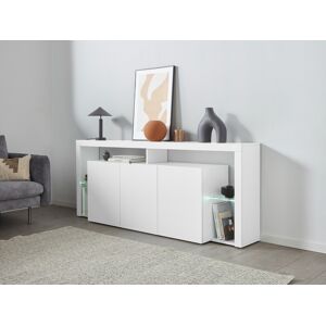 INOSIGN Sideboard »Essential«, Breite ca. 200 cm weiss matt/weiss hochglanz