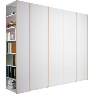 Müller SMALL LIVING Drehtürenschrank »Modular Plus Variante 5«, inklusive... weiss/birke