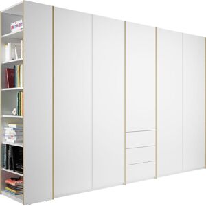 Müller SMALL LIVING Drehtürenschrank »Modular Plus Variante 9«, drei... weiss/birke