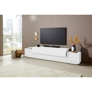 INOSIGN TV-Board »Coro«, Breite ca. 240 cm weiss/ weiss Hochglanz