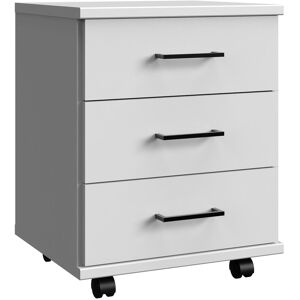 Wimex Rollcontainer »Home Desk«, mit 3 Schubladen, 46cm breit, 58cm hoch Weiss