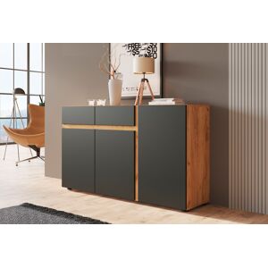 INOSIGN Sideboard »Morongo«, Breite ca. 149 cm Eiche Kraft Gold/Anthrazit Kosmos