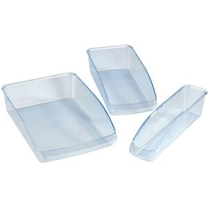 WENKO Organizer, (Set, 3 St.), Aufbewahrungsbox, Kühlschrank-Organizer aus... Organizer: Transparent