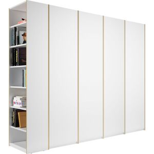 Müller SMALL LIVING Drehtürenschrank »Modular Plus Variante 7«, mit drei... weiss/birke