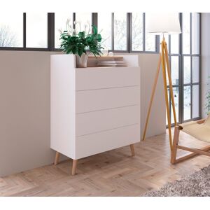 INOSIGN Kommode »Scandi«, Höhe 60 cm Weiss Alpin/Jackson Hickory Größe