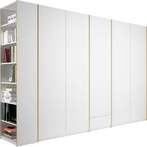 Müller SMALL LIVING Drehtürenschrank »Modular Plus Variante 9«, Schublade im... weiss/birke Größe