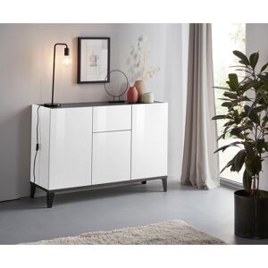 INOSIGN Sideboard »sunrise«, Breite 120 cm weissHG/schiefer Größe